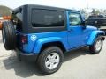 2014 Hydro Blue Pearl Coat Jeep Wrangler Sport 4x4  photo #5