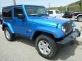 2014 Hydro Blue Pearl Coat Jeep Wrangler Sport 4x4  photo #9