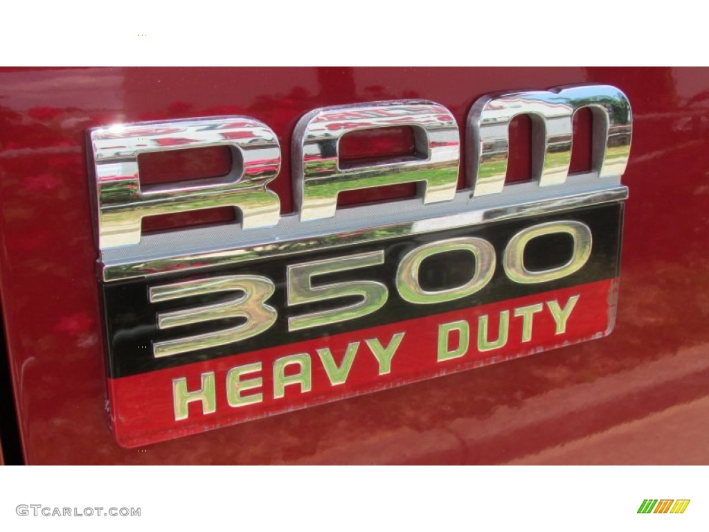 2008 Ram 3500 SLT Quad Cab 4x4 Dually - Inferno Red Crystal Pearl / Medium Slate Gray photo #89