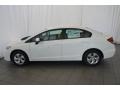 White Orchid Pearl - Civic LX Sedan Photo No. 8