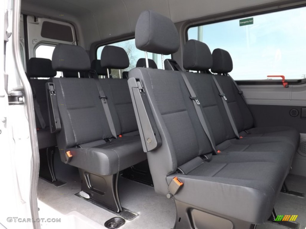 2014 Sprinter 2500 High Roof Passenger Van - Brilliant Silver Metallic / Tunja Black photo #7