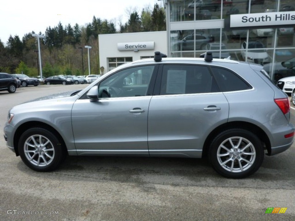 2011 Q5 2.0T quattro - Quartz Grey Metallic / Cinnamon Brown photo #2