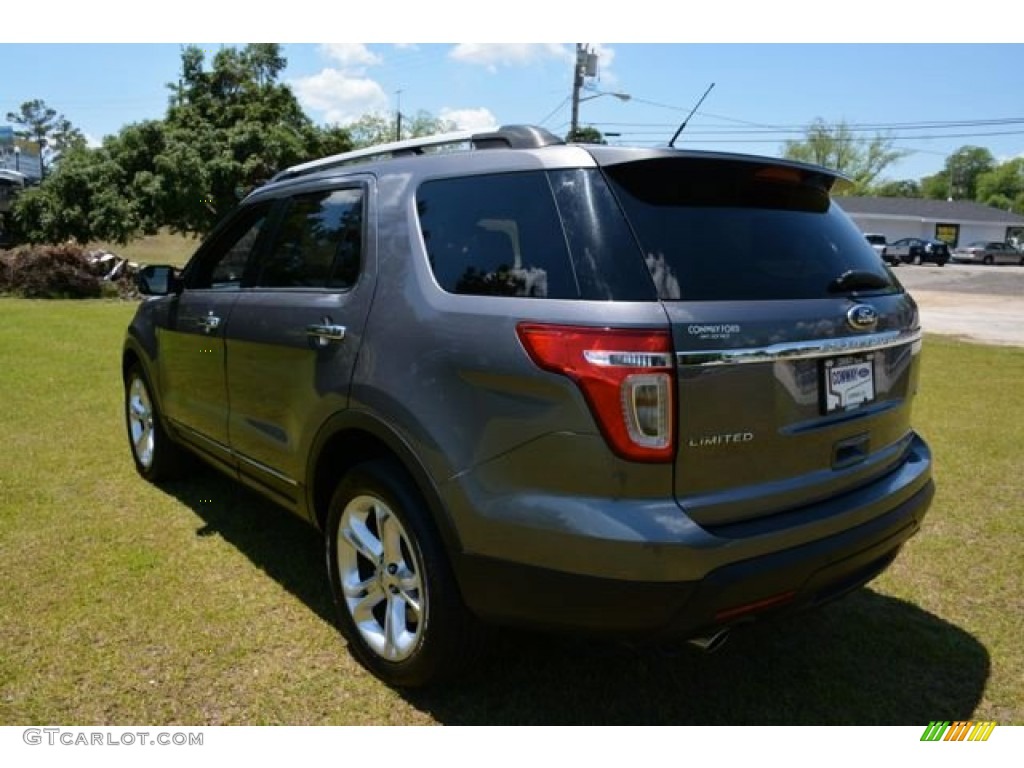 2013 Explorer Limited 4WD - Sterling Gray Metallic / Charcoal Black photo #9