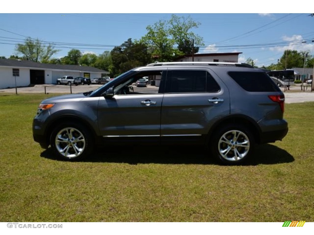 2013 Explorer Limited 4WD - Sterling Gray Metallic / Charcoal Black photo #10