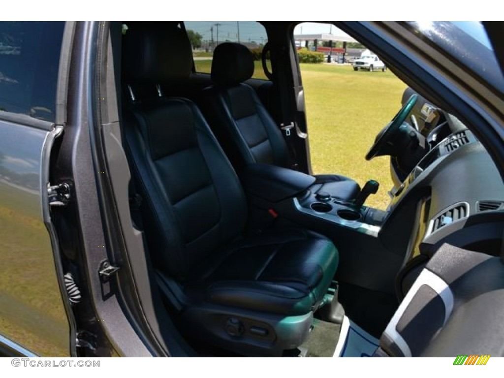2013 Explorer Limited 4WD - Sterling Gray Metallic / Charcoal Black photo #20
