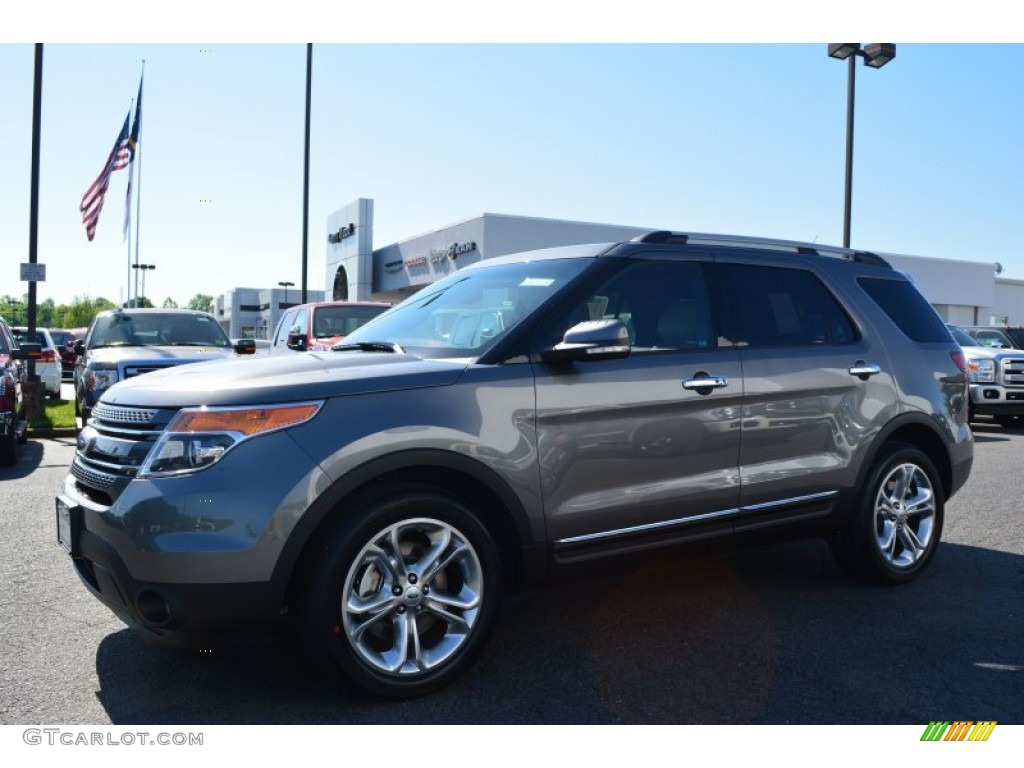 2014 Explorer Limited - Sterling Gray / Medium Light Stone photo #3