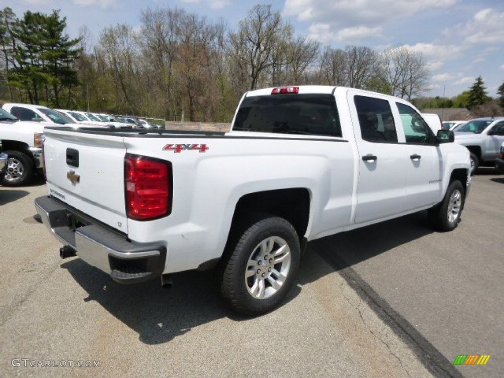 2014 Silverado 1500 LT Crew Cab 4x4 - Summit White / Jet Black photo #6