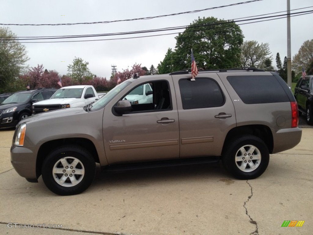 2013 Yukon SLT 4x4 - Mocha Steel Metallic / Ebony photo #20