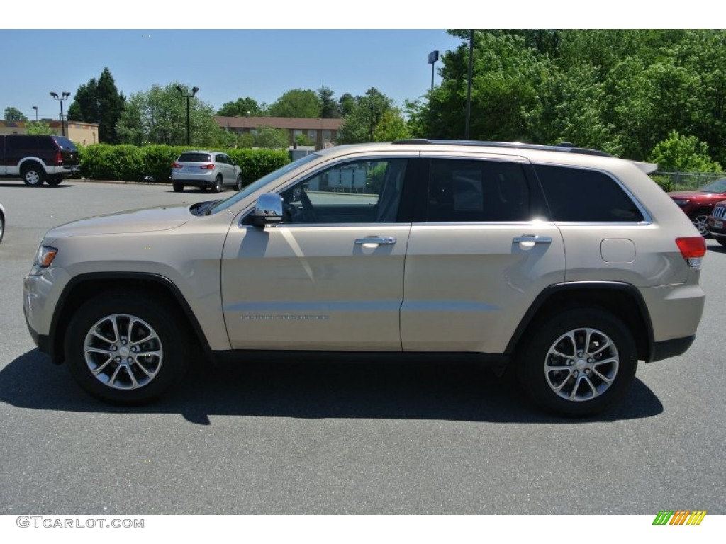 2014 Grand Cherokee Limited - Cashmere Pearl / New Zealand Black/Light Frost photo #3