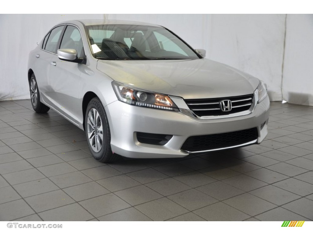 2014 Accord LX Sedan - Alabaster Silver Metallic / Gray photo #1