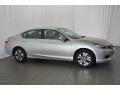 2014 Alabaster Silver Metallic Honda Accord LX Sedan  photo #4