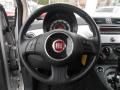 Grigio/Nero (Gray/Black) 2013 Fiat 500 Pop Steering Wheel