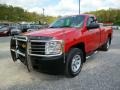 2012 Victory Red Chevrolet Silverado 1500 Work Truck Regular Cab 4x4  photo #3