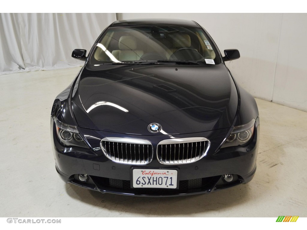 2007 6 Series 650i Coupe - Monaco Blue Metallic / Cream Beige photo #4