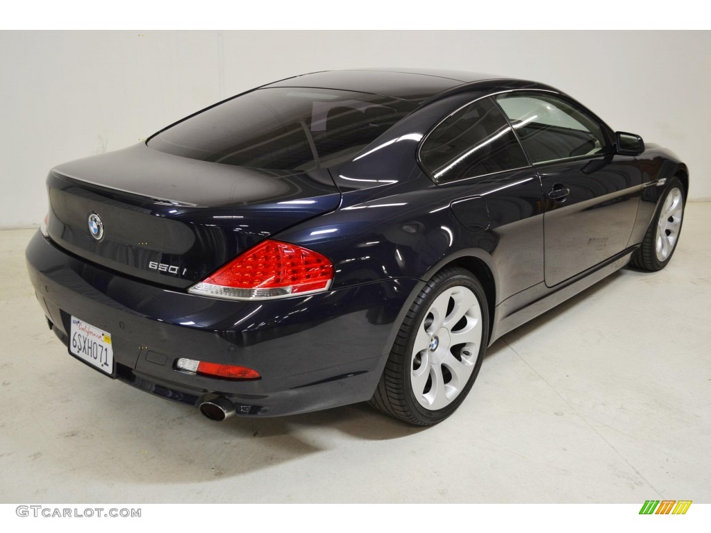 2007 6 Series 650i Coupe - Monaco Blue Metallic / Cream Beige photo #5