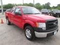 2014 Vermillion Red Ford F150 XL SuperCab  photo #5