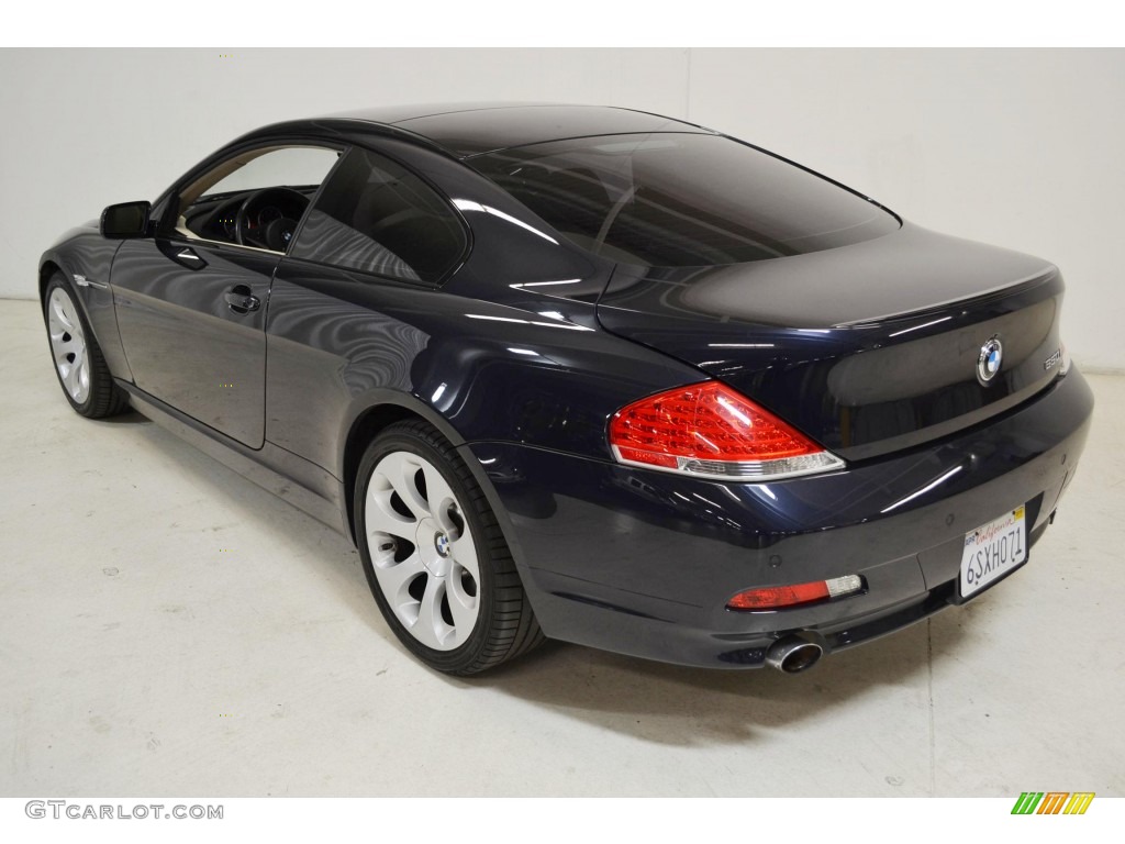 2007 6 Series 650i Coupe - Monaco Blue Metallic / Cream Beige photo #6