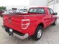 2014 Vermillion Red Ford F150 XL SuperCab  photo #7