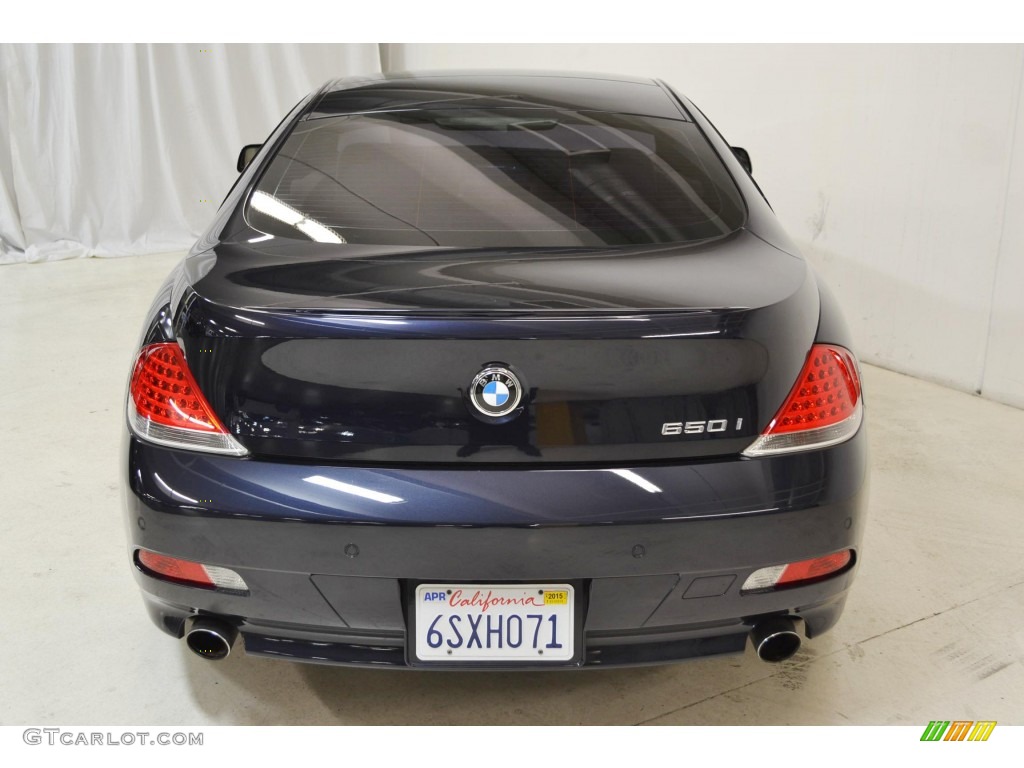 2007 6 Series 650i Coupe - Monaco Blue Metallic / Cream Beige photo #7