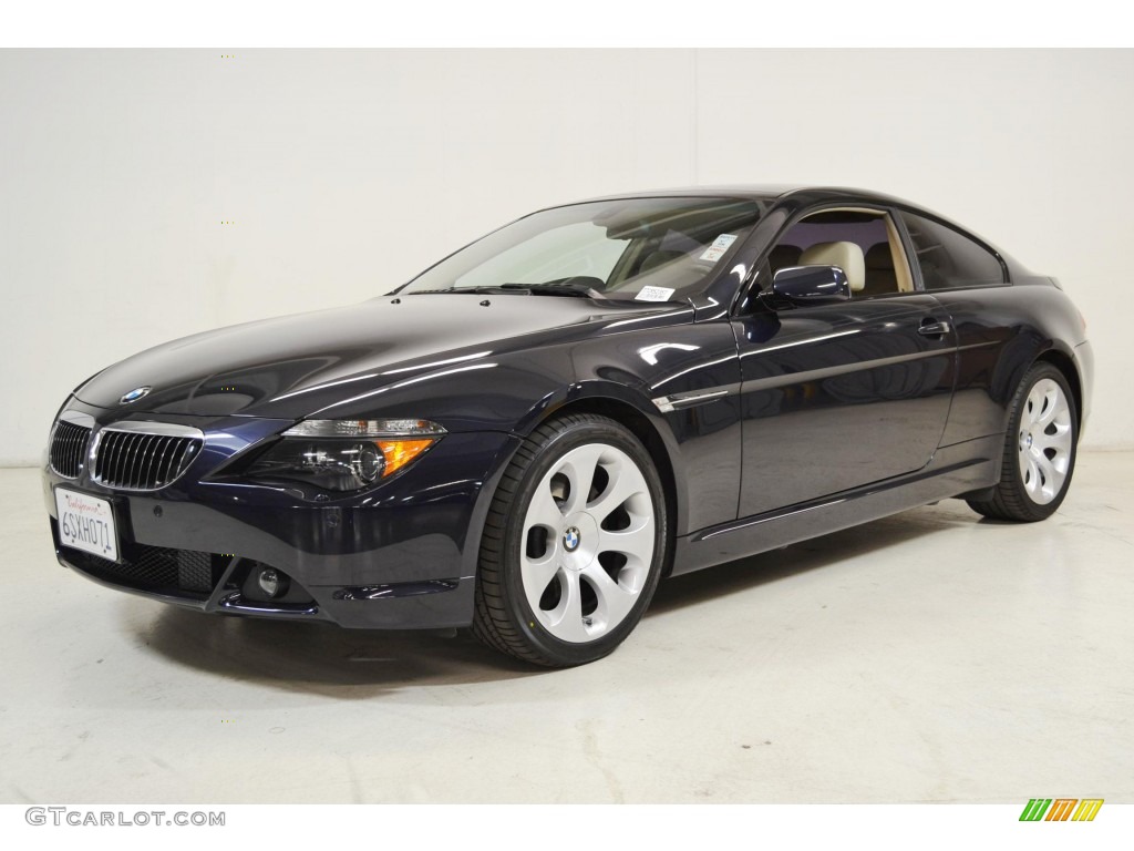 2007 6 Series 650i Coupe - Monaco Blue Metallic / Cream Beige photo #10