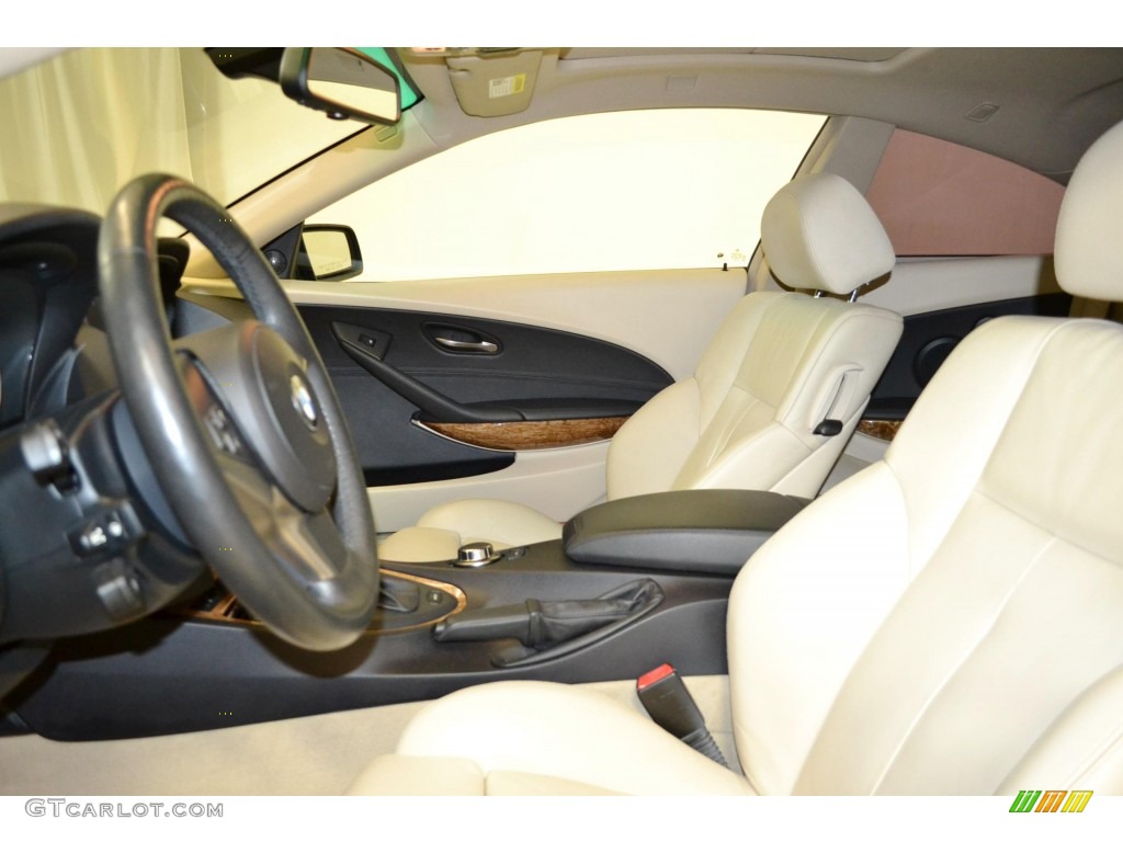 2007 6 Series 650i Coupe - Monaco Blue Metallic / Cream Beige photo #13