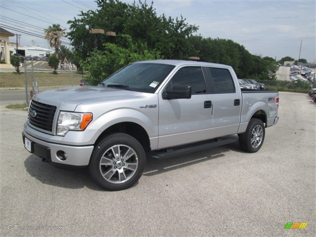 2014 F150 STX SuperCrew 4x4 - Ingot Silver / Black photo #2