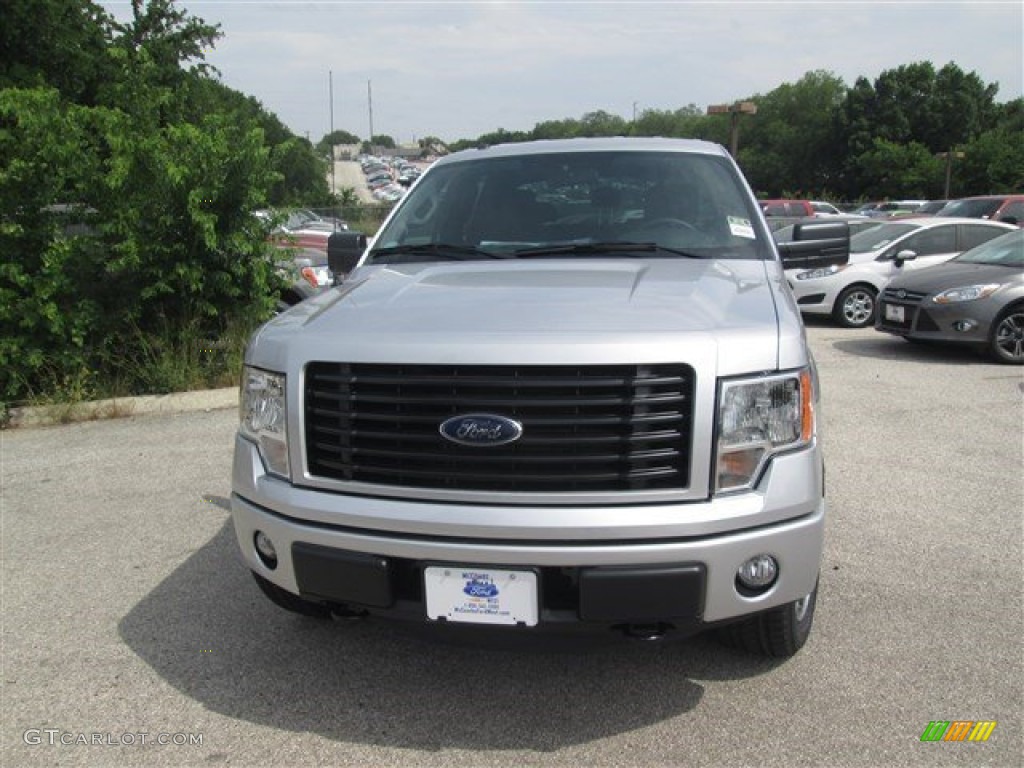 2014 F150 STX SuperCrew 4x4 - Ingot Silver / Black photo #3