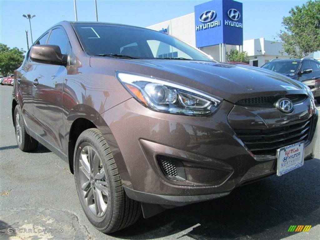 2014 Tucson GLS - Kona Bronze / Beige photo #1