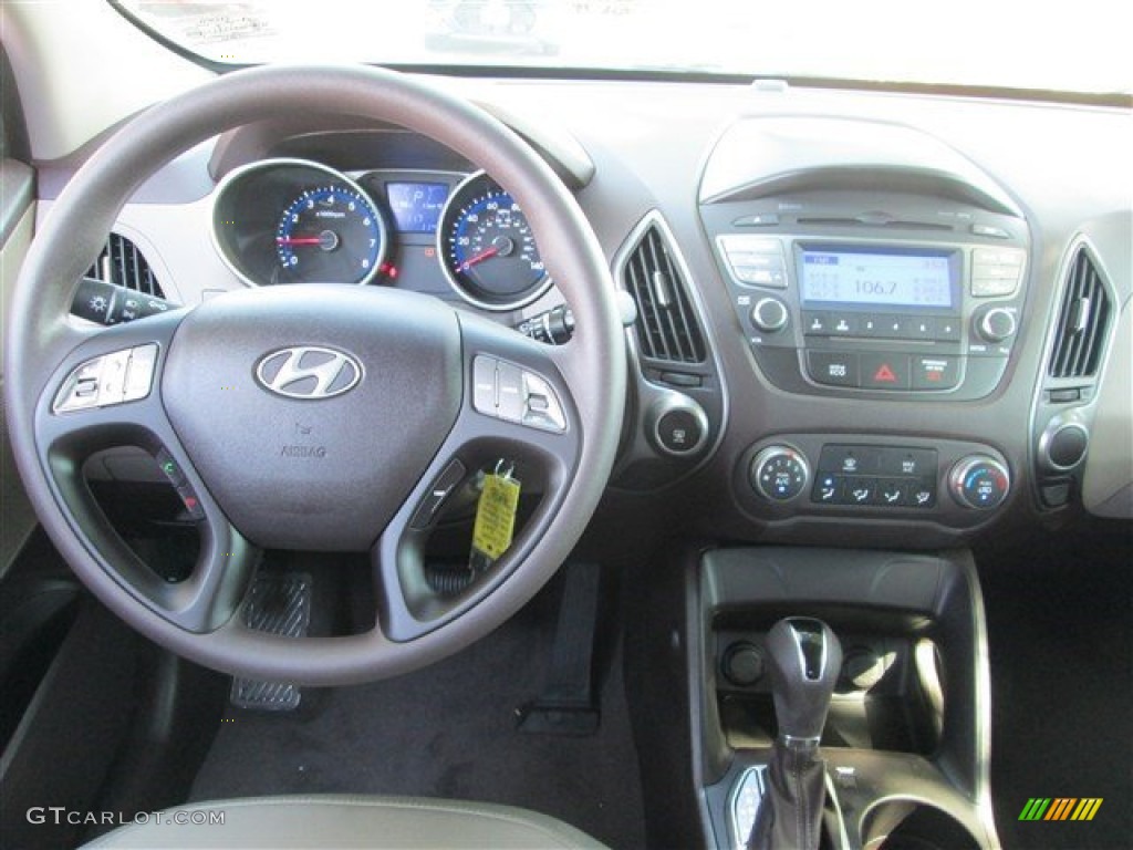 2014 Tucson GLS - Winter White / Beige photo #10