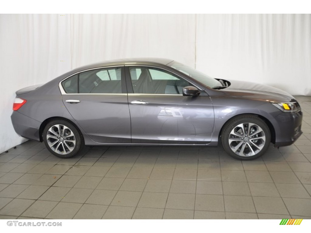 2014 Accord Sport Sedan - Modern Steel Metallic / Black photo #5