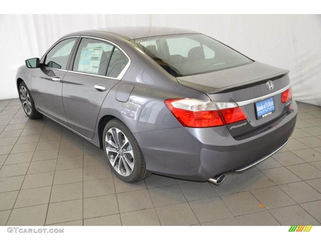 2014 Accord Sport Sedan - Modern Steel Metallic / Black photo #7