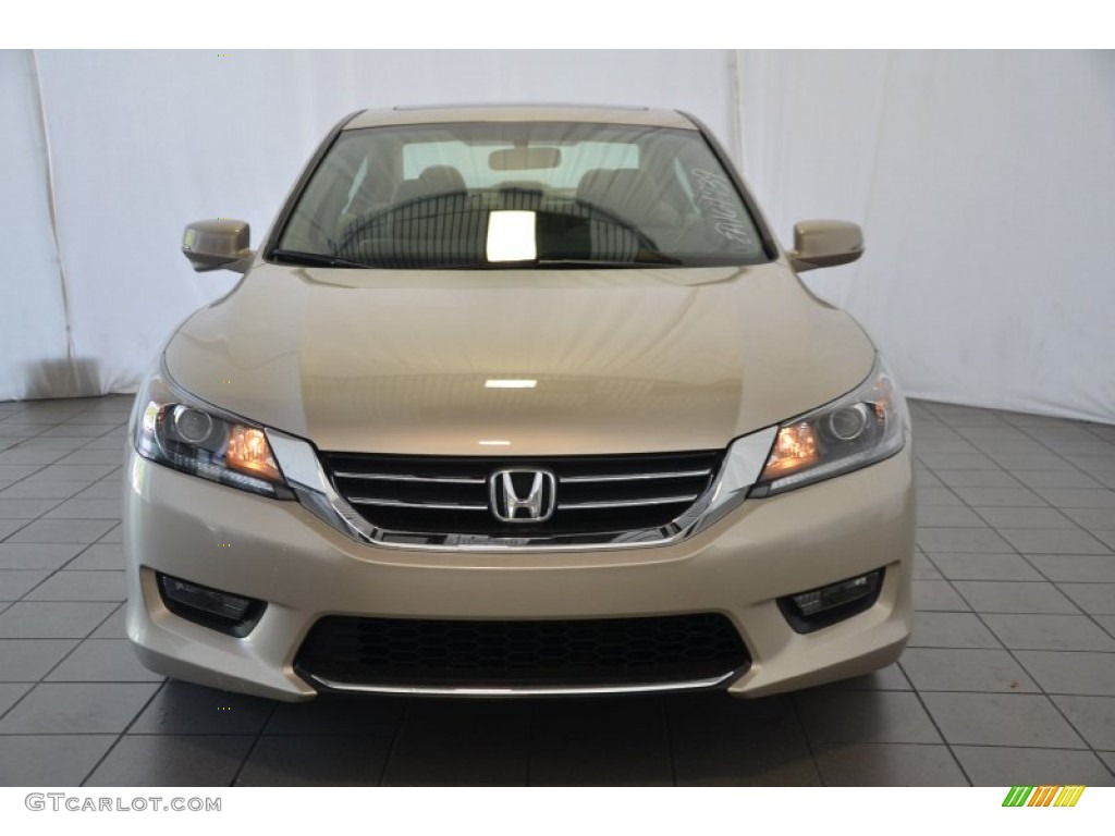 2014 Accord EX Sedan - Champagne Frost Pearl / Ivory photo #2
