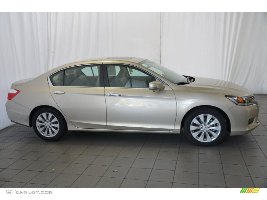 2014 Accord EX Sedan - Champagne Frost Pearl / Ivory photo #5