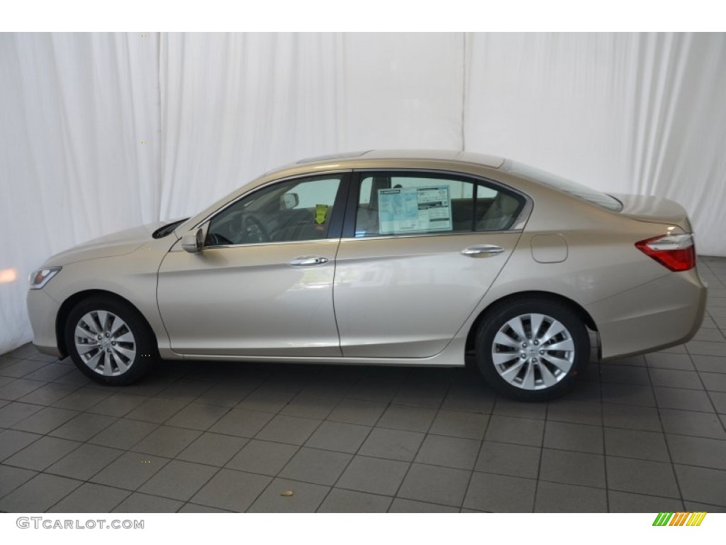 2014 Accord EX Sedan - Champagne Frost Pearl / Ivory photo #8