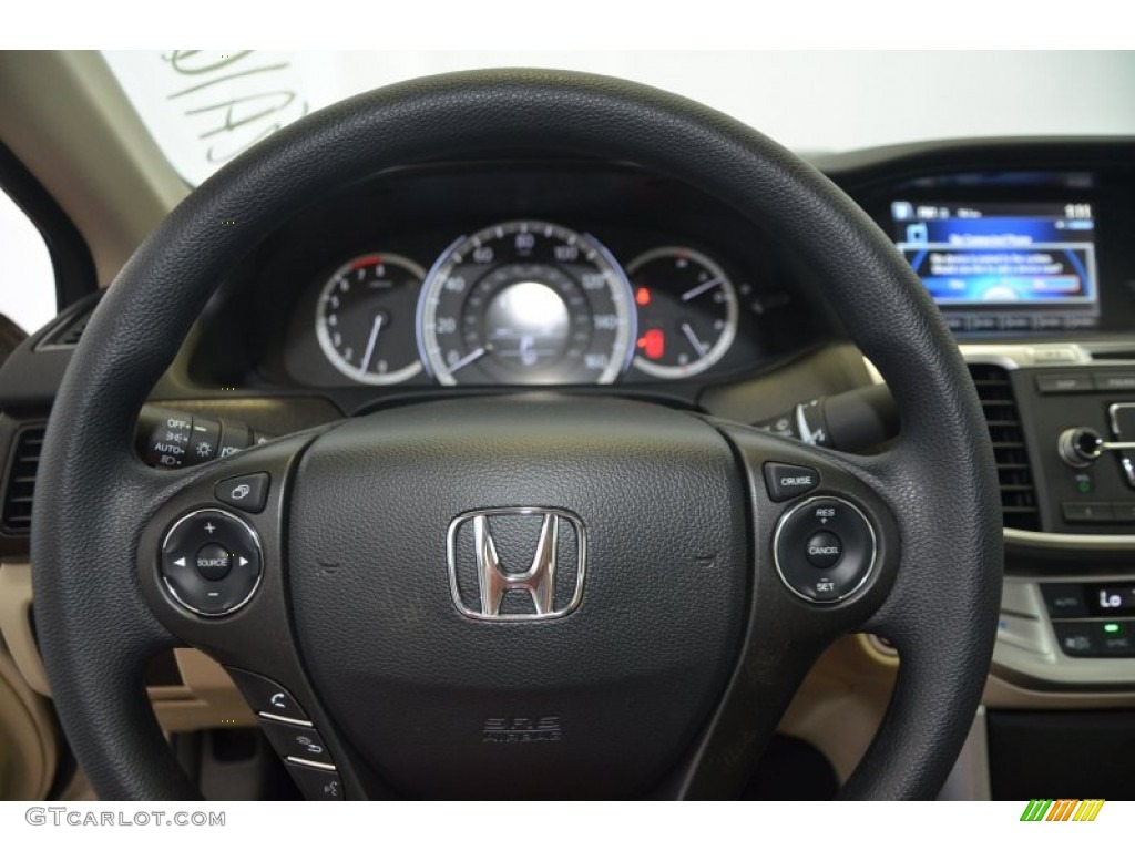 2014 Accord EX Sedan - Champagne Frost Pearl / Ivory photo #21