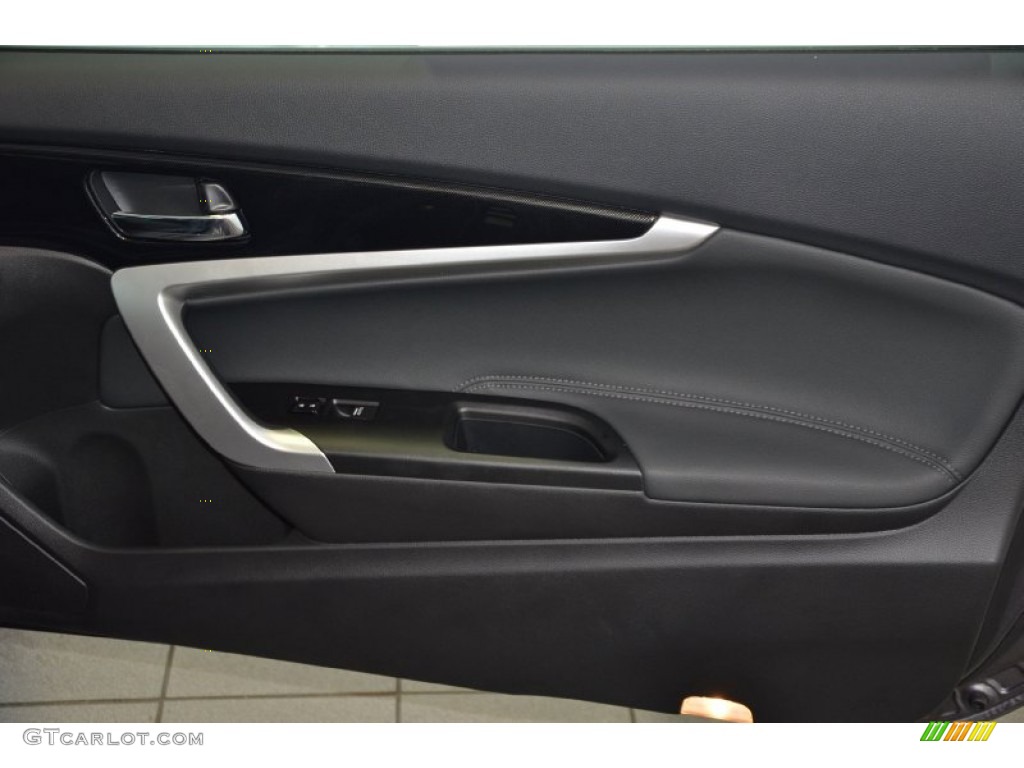 2014 Accord EX-L V6 Sedan - Modern Steel Metallic / Black photo #31