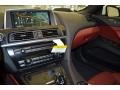 2015 BMW 6 Series Vermilion Red Interior Controls Photo