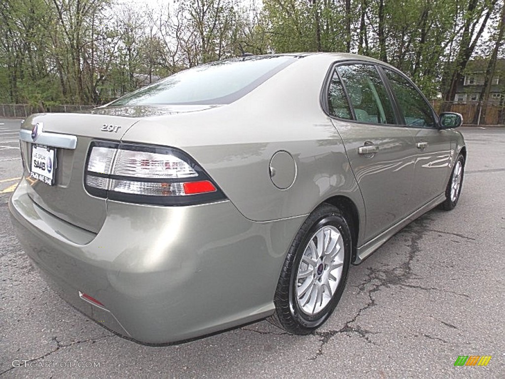 2008 9-3 2.0T Sport Sedan - Pepper Green Metallic / Parchment photo #5