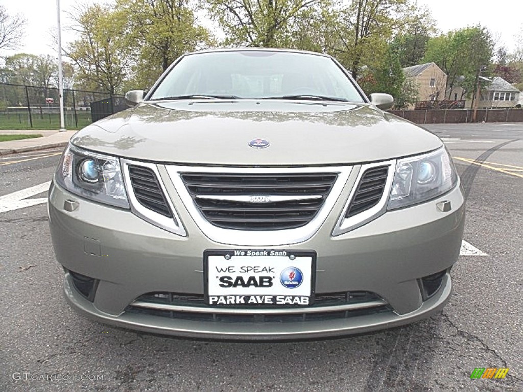 2008 9-3 2.0T Sport Sedan - Pepper Green Metallic / Parchment photo #8