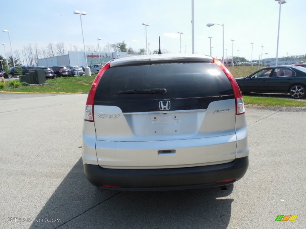 2012 CR-V LX 4WD - Alabaster Silver Metallic / Gray photo #3