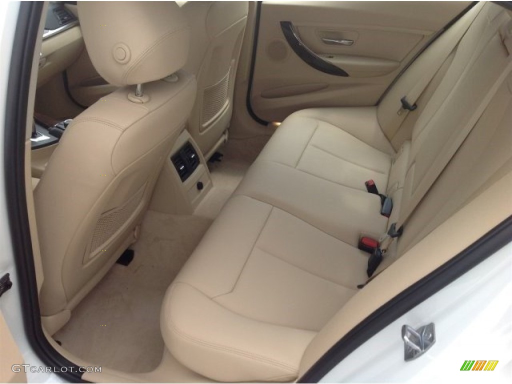 2014 BMW 3 Series 328i Sedan Rear Seat Photo #93320359