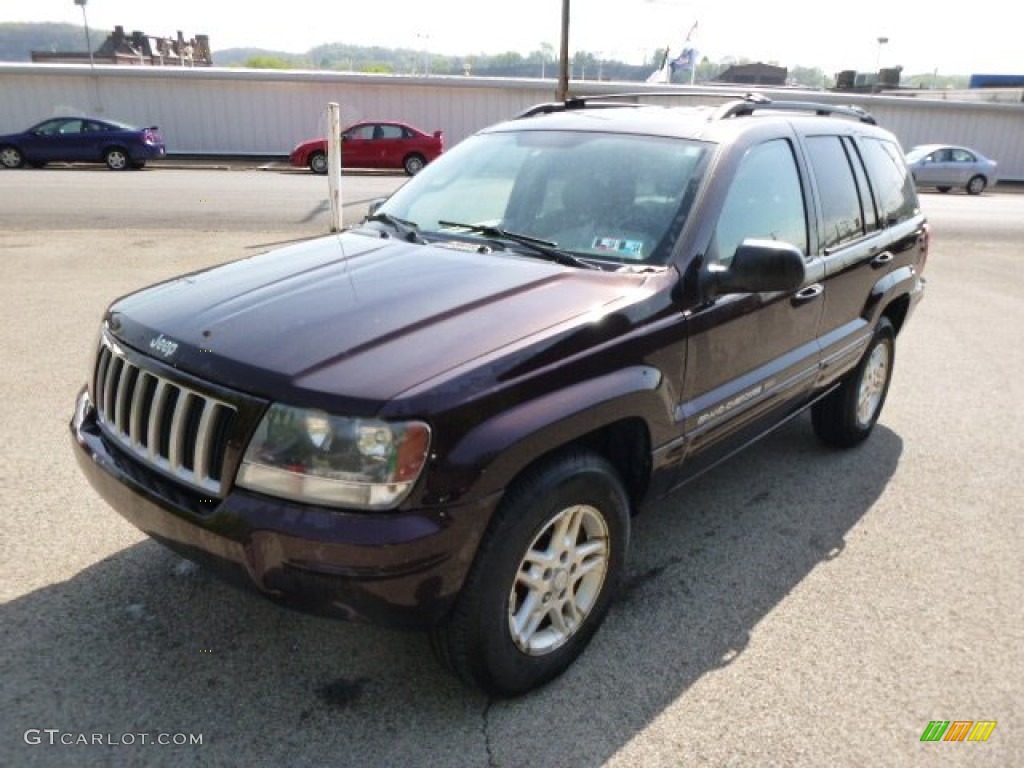 2004 Grand Cherokee Laredo 4x4 - Deep Lava Red Metallic / Taupe photo #4