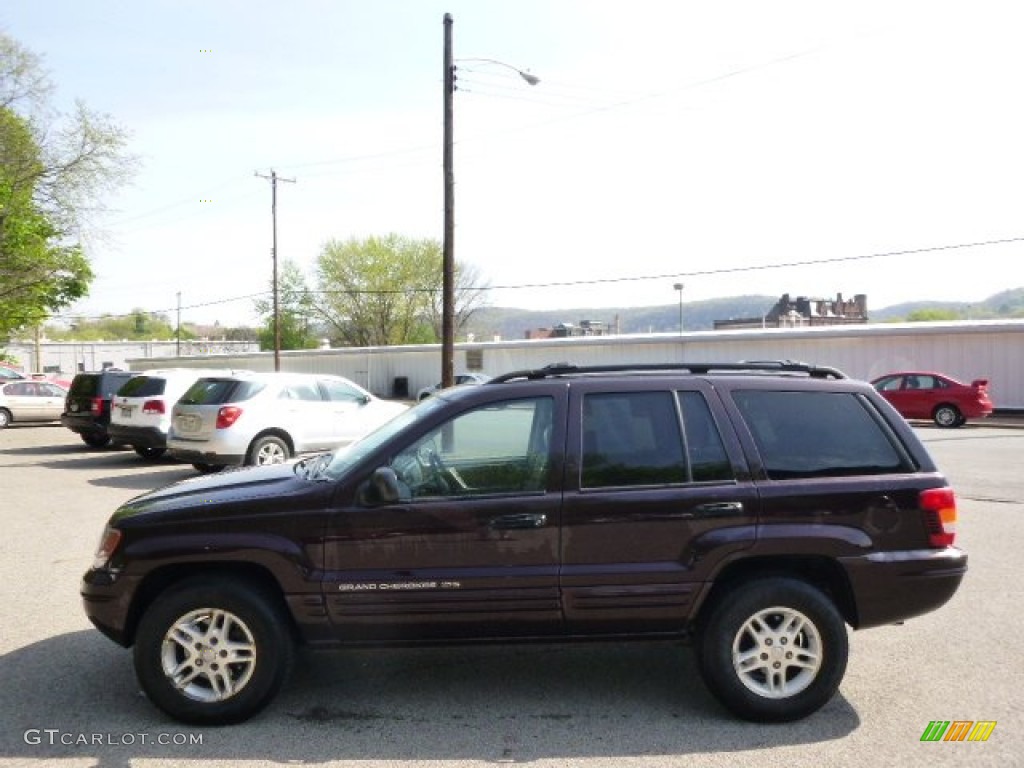 2004 Grand Cherokee Laredo 4x4 - Deep Lava Red Metallic / Taupe photo #5