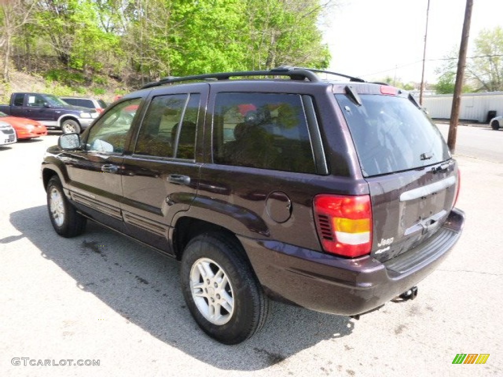 2004 Grand Cherokee Laredo 4x4 - Deep Lava Red Metallic / Taupe photo #6