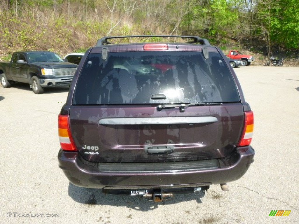 2004 Grand Cherokee Laredo 4x4 - Deep Lava Red Metallic / Taupe photo #7