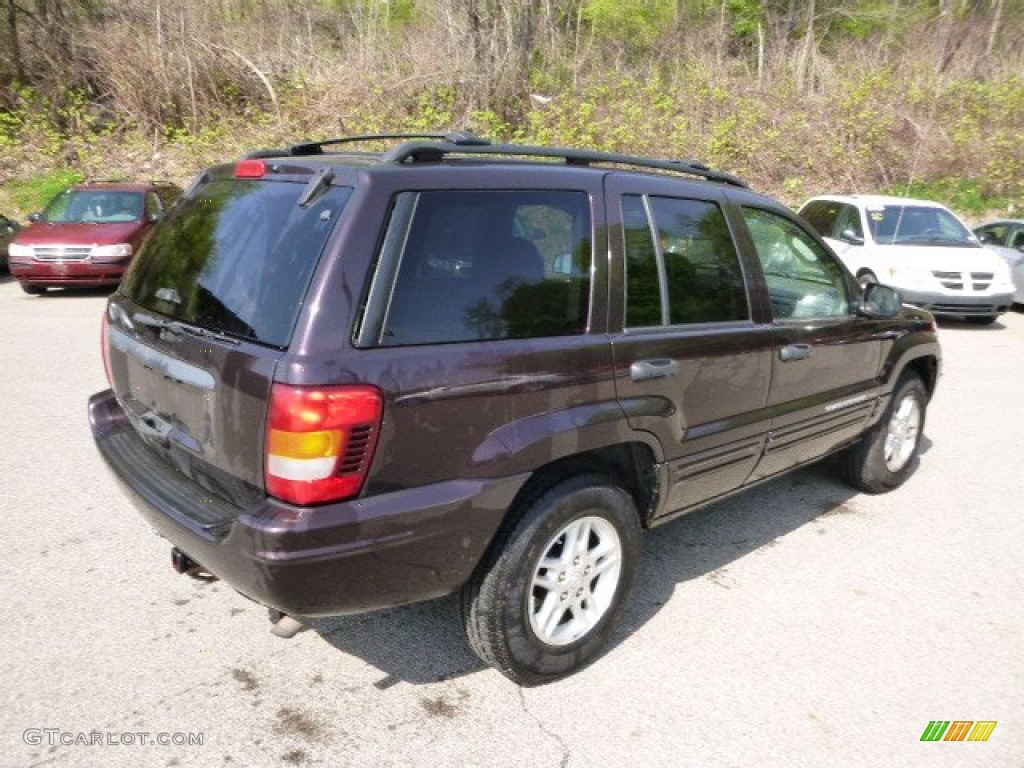 2004 Grand Cherokee Laredo 4x4 - Deep Lava Red Metallic / Taupe photo #8