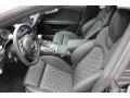Black Valcona w/Diamond Contrast Stitching Front Seat Photo for 2014 Audi S7 #93324124