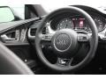 Black Valcona w/Diamond Contrast Stitching Steering Wheel Photo for 2014 Audi S7 #93324713