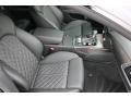 Black Valcona w/Diamond Contrast Stitching Front Seat Photo for 2014 Audi S7 #93324913