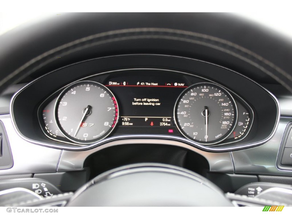 2014 Audi S7 Prestige 4.0 TFSI quattro Gauges Photos